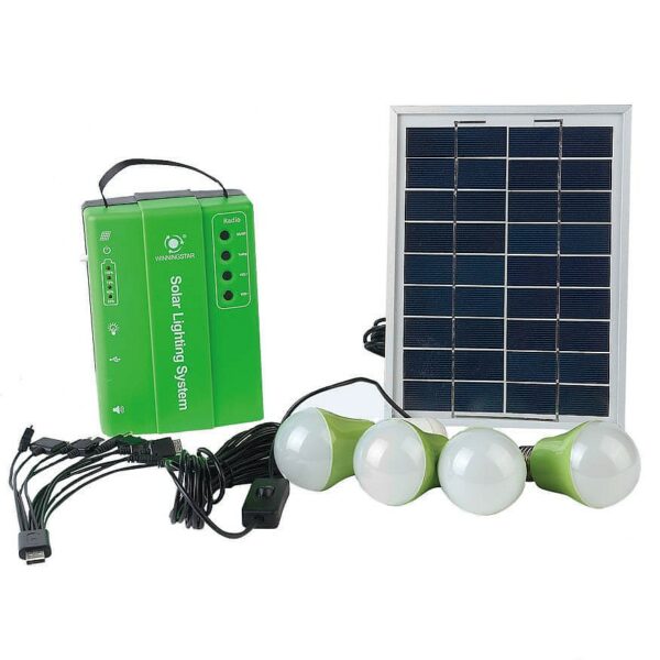Портативный комплект освещения на солнечной батарее E-Power HT-732G