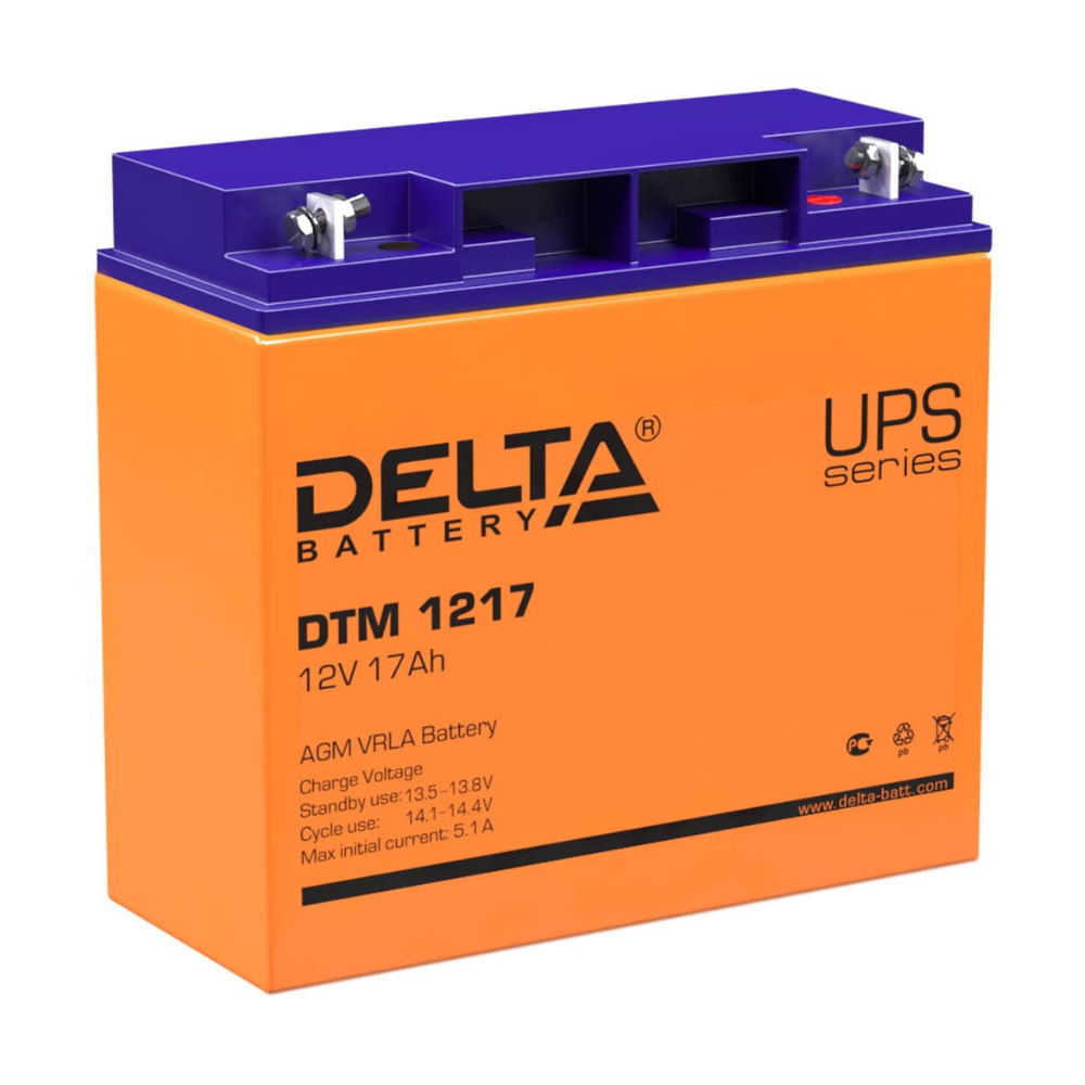 Аккумулятор Delta DTM 1217 Аккумулятор Delta DTM 1217
