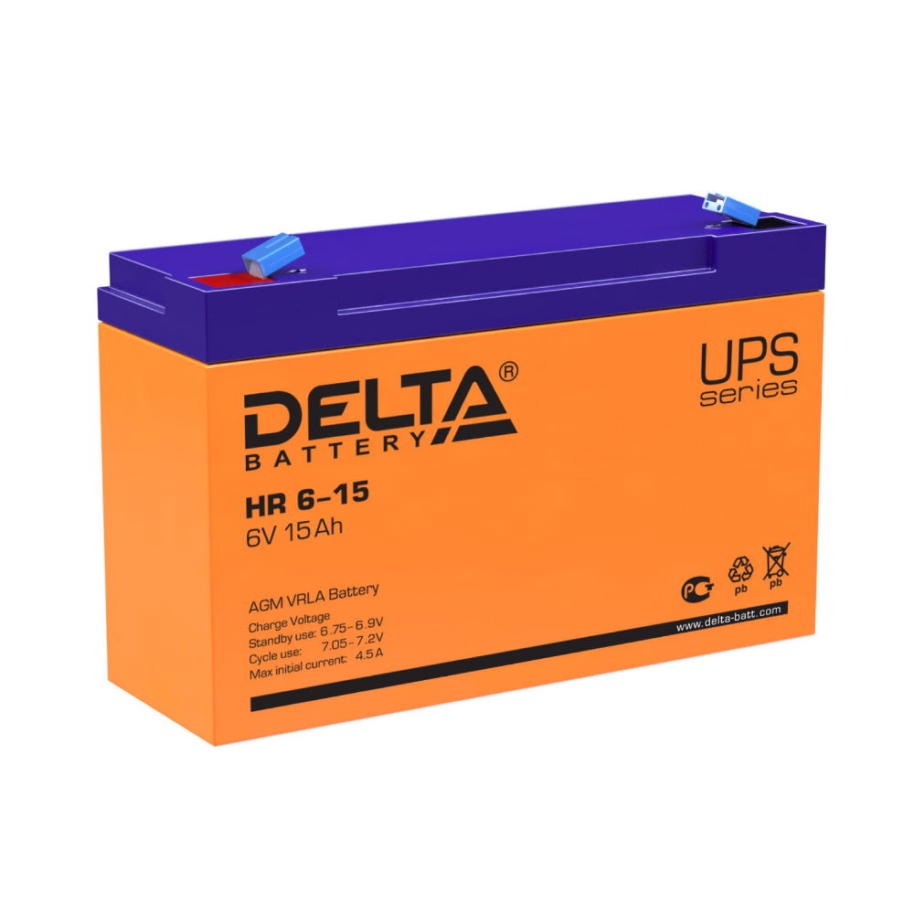 Аккумулятор Delta HR 6-15 Аккумулятор Delta HR 6-15