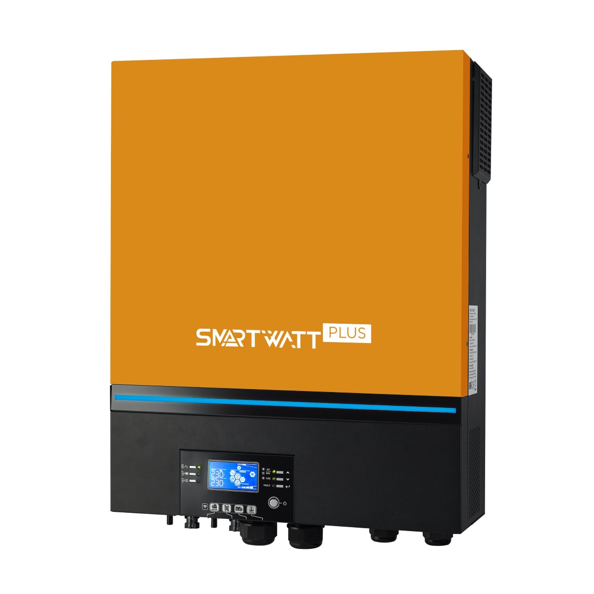 Гибридный солнечный инвертор SmartWatt PLUS 7.2K on-line 48V 80А MPPT Гибридный солнечный инвертор SmartWatt PLUS 7.2K on-line 48V 80А MPPT