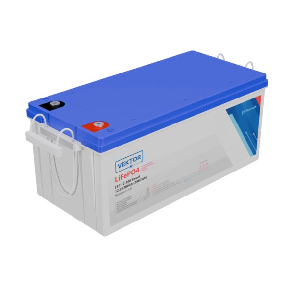 Литиевый аккумулятор Vektor LFP 12,8-200 Smart BMS 100A (Bluetooth 4.0) (12В | 200Ач)
