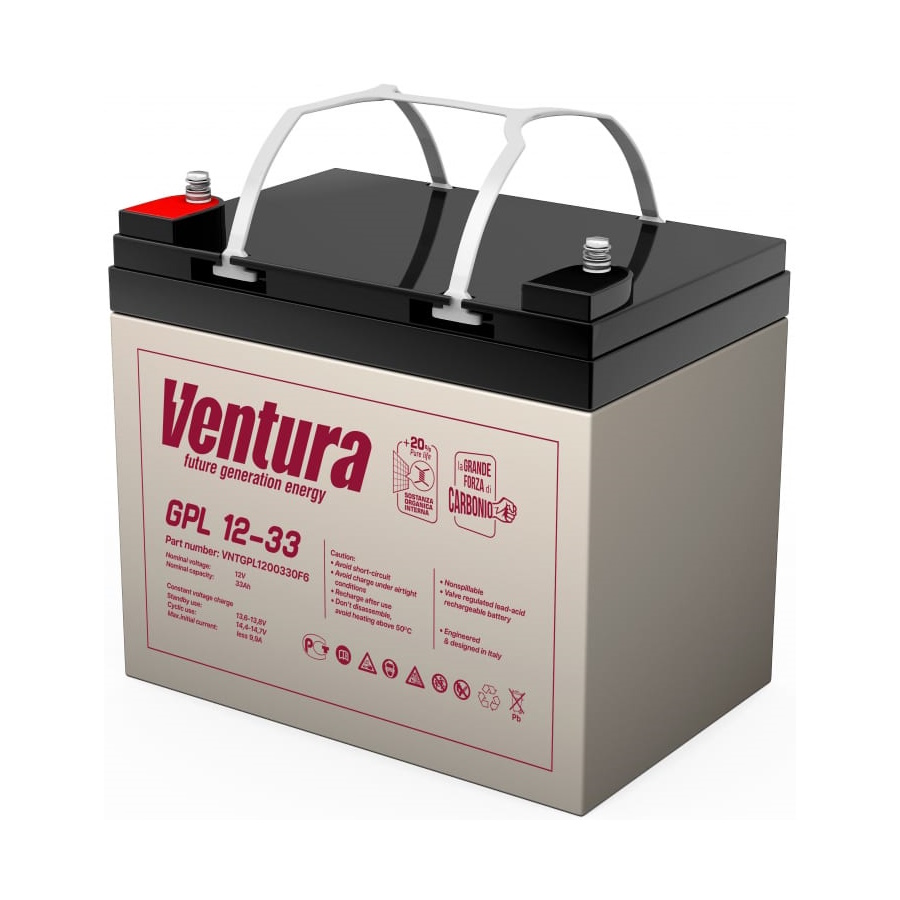 Аккумулятор Ventura GPL 12-33 (12В | 33Ач) Аккумулятор Ventura GPL 12-33 (12В | 33Ач)