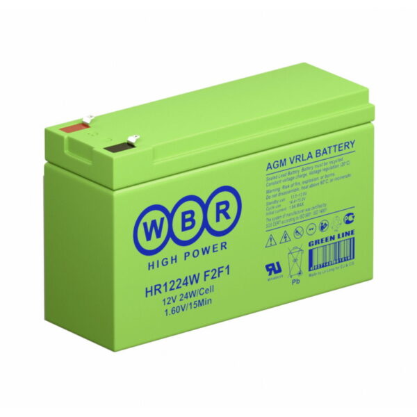Аккумулятор WBR HR1224W (12В | 6.6Ач)